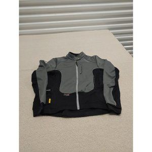 2xu Jacket Womens Large Cycling Jacket full Zip pockets 8/10 Membrane Black‎
